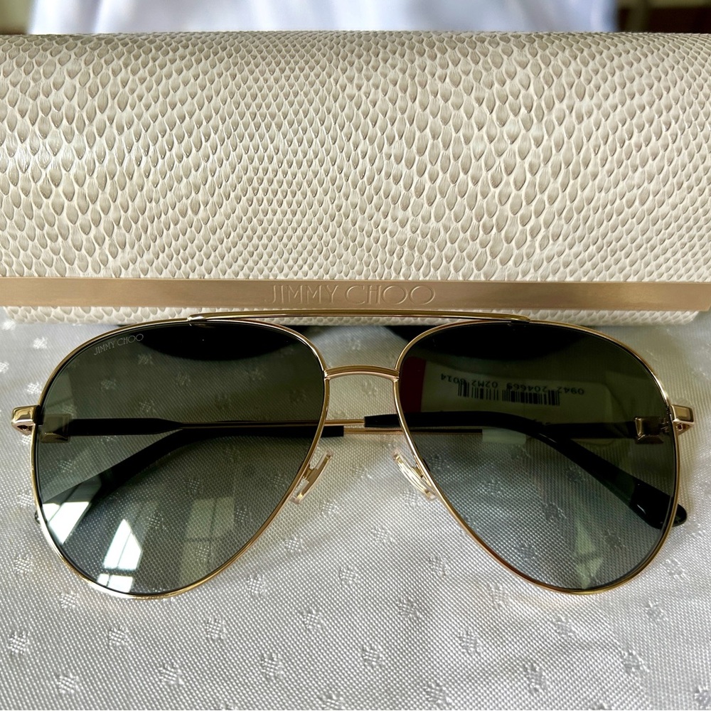 Jimmy Choo Aviator Sunglasses Olly/S NWT